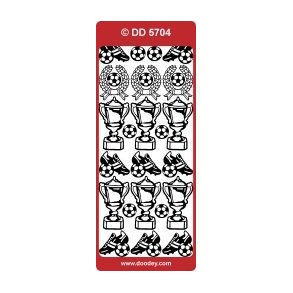 Stickers med fodboldmotiver