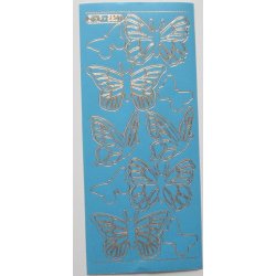 Stickers med sommerfugle