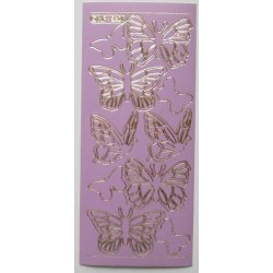 Stickers med sommerfugle