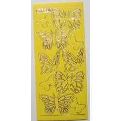 Stickers med sommerfugle