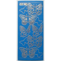 Stickers med sommerfugle