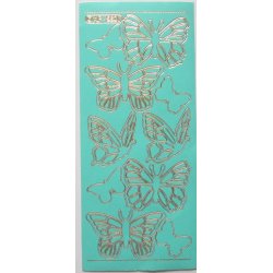 Stickers med sommerfugle