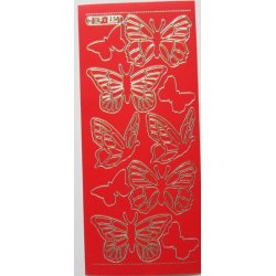 Stickers med sommerfugle