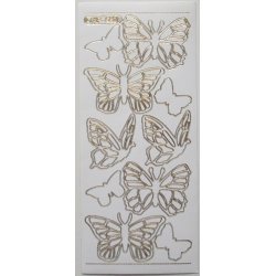 Stickers med sommerfugle