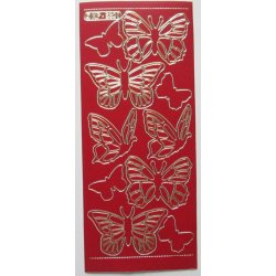 Stickers med sommerfugle