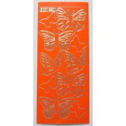 Stickers med sommerfugle