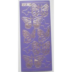 Stickers med sommerfugle