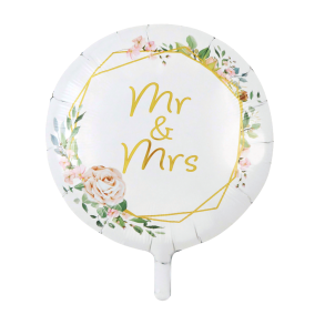 Folieballon Mr & Mrs 46cm