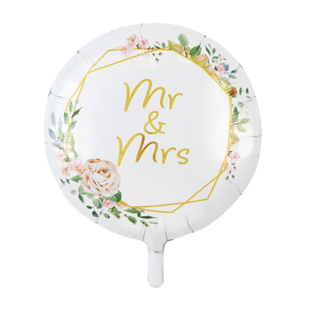 Folieballon Mr &amp; Mrs 46cm