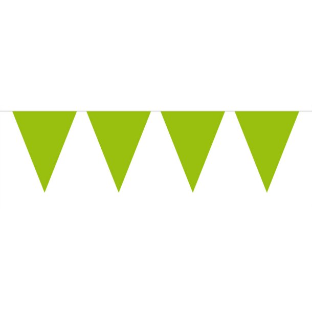 Mini flagga banner i limegrnt