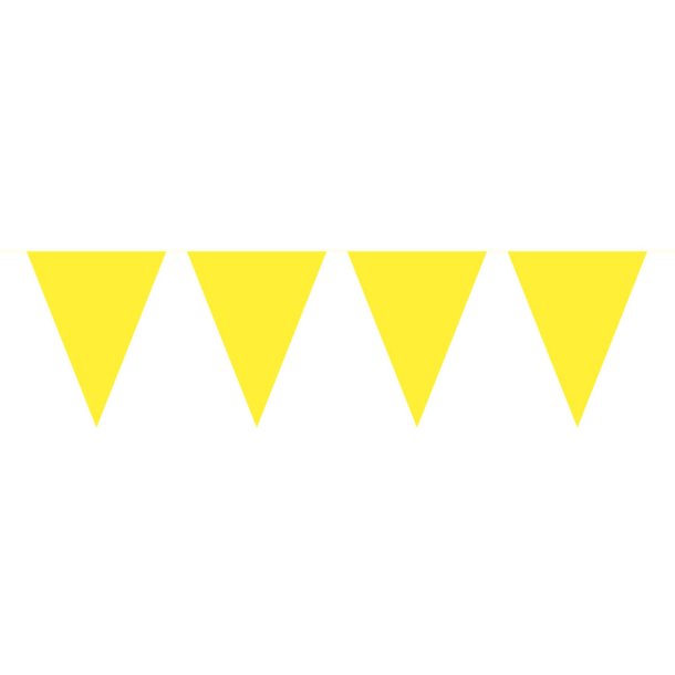 Mini Flagbanner i Gul