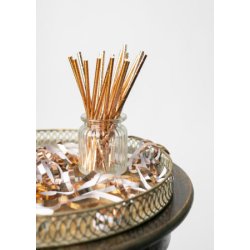 Sugerr i papir Rosegold 20stk