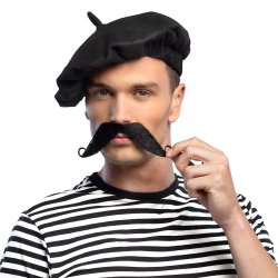Fransk Baret i Sort