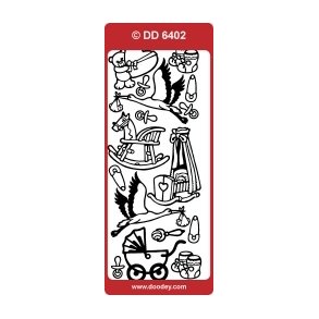 Stickers med 15 ass. babyting