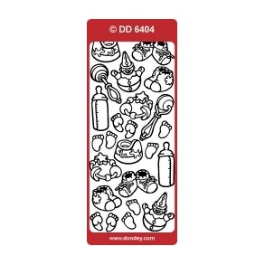 Stickers med ass. babymotiver