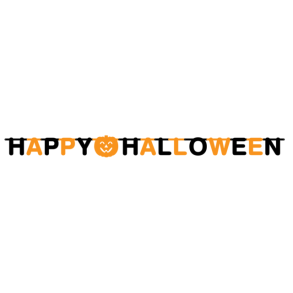 Happy Halloween karton banner