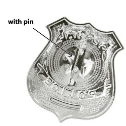 Politi badge metal 