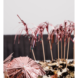 Folieflktar i rosaguld 24 cm