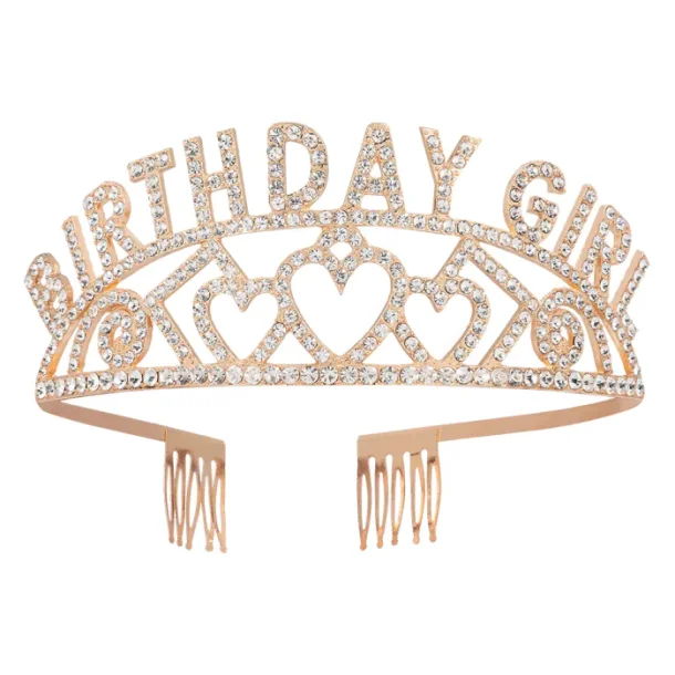 Birthday girl Tiara rosegold