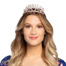 Birthday girl Tiara rosegold
