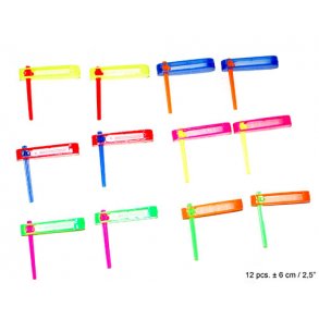 Mini skralder, 12stk i plast