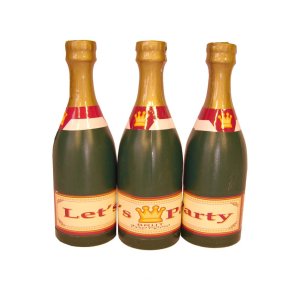 Ballonvgt Champagneflaske 3stk