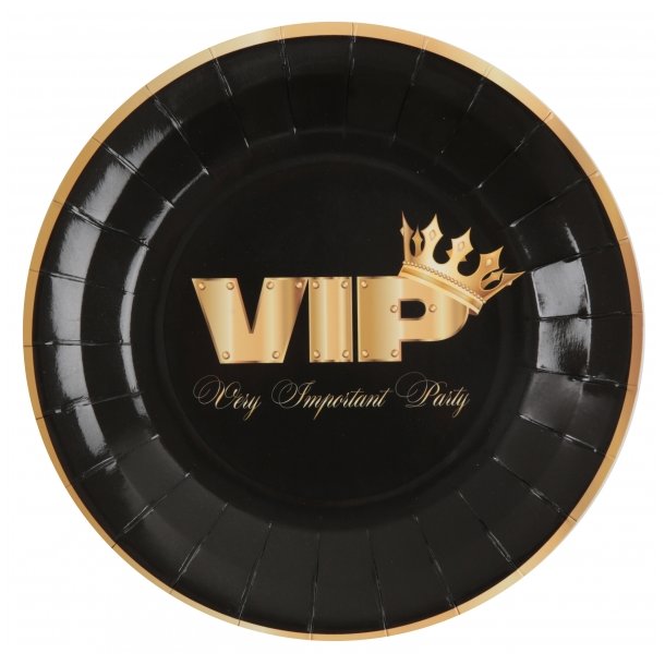 VIP krona tallrik 