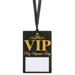 VIP krone navnekort