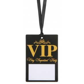 VIP krona namnkort
