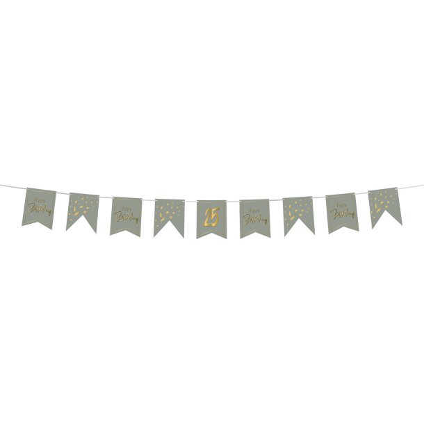 Gr/Guld DYI flagbanner