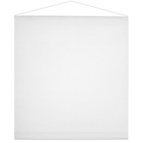 Dekorations banner hvid