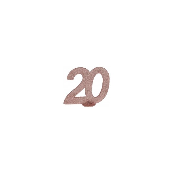 Tal figur 20 rosegold