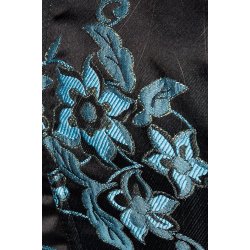 Dirndl ljusbl-svart Deluxe