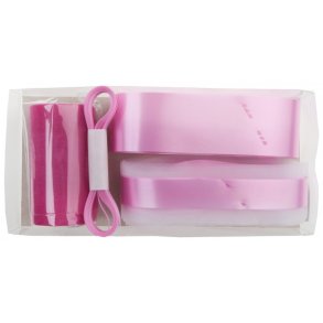 Bil dekorationst med tyl og blomster Pink