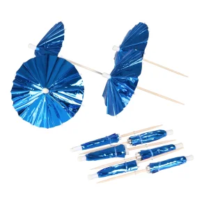 Drinks parasoller i Metallic bl