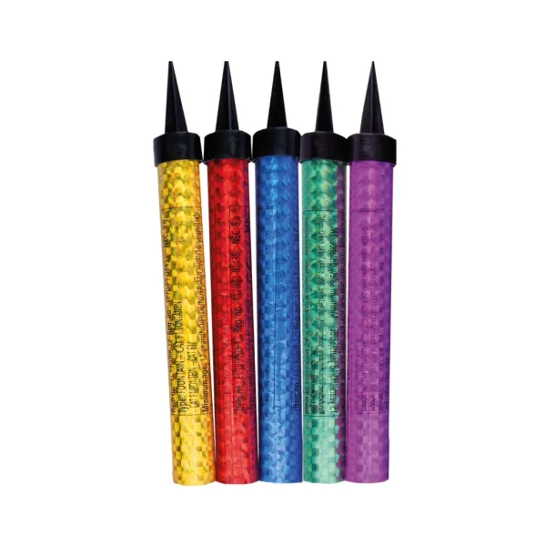 Isfont�ne multifarvet - 5stk