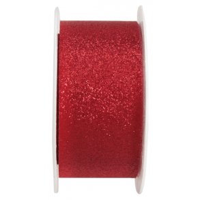 Gavebnd glitterrd 30mm