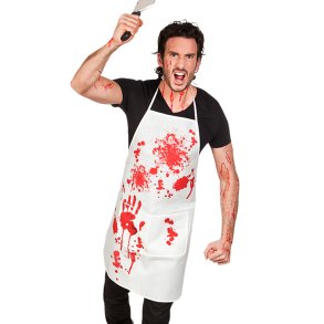 Blodigt Forkl�de til Halloween 