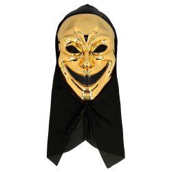 Crazy Killer Guldmaske med H�tte
