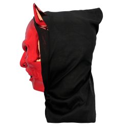 Skindende Dj�vel Maske med H�tte