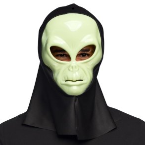 Alienmask med Huva