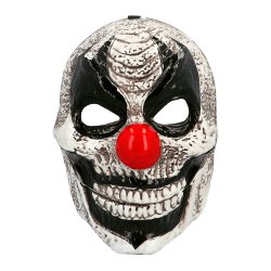 Skr�kkelig Klovn Maske med Bev�gelig K�be