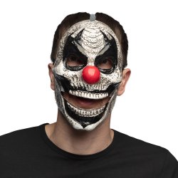 Skr�kkelig Klovn Maske med Bev�gelig K�be