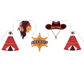 Wild West kartonbanner