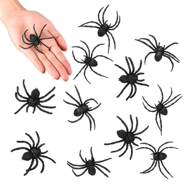 Edderkopper - 12 stk. sorte