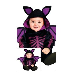Halloween lila fladdermus kostym fr bebisar