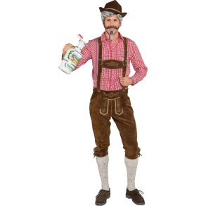 Tyroler lederhosen 100% Leather - 3/4 lngde