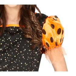 Orange heksekostume