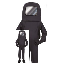 Sort astronautkostume til b�rn