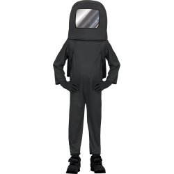 Sort astronautkostume til b�rn